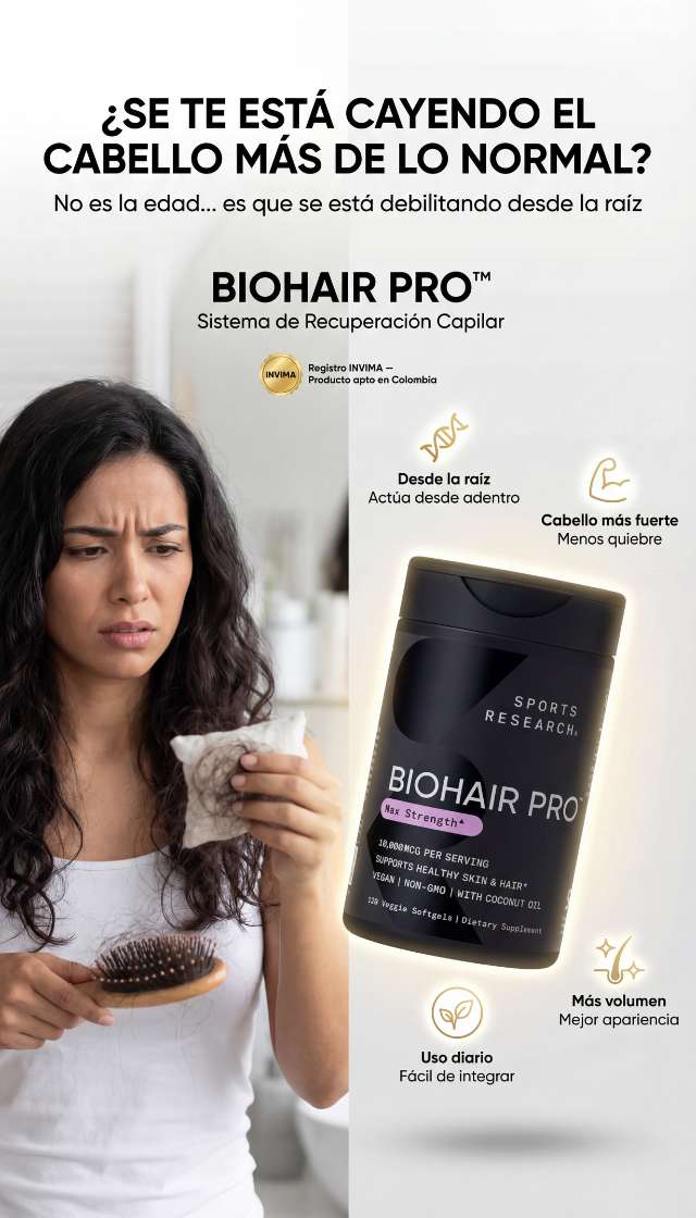 ¿Se te está cayendo el cabello más de lo normal? notaras resultados reales apartir de los 2 primeros meses