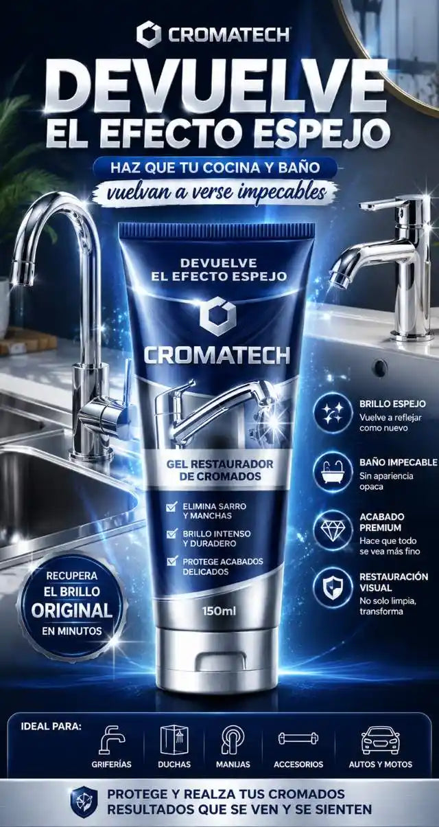 CROMATECH | Devuelve el Efecto Espejo a tu Cocina y Baño