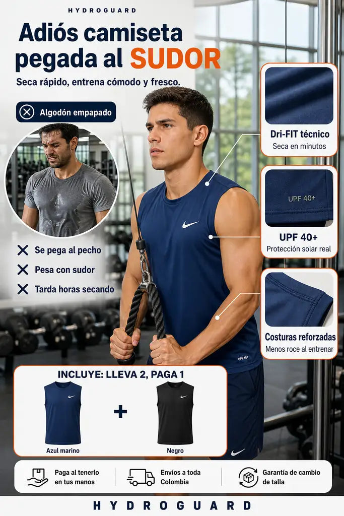 Esqueleto Hydroguard Tela Fria - paga 1 lleva 2