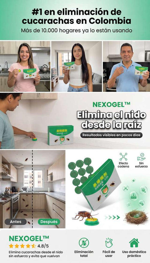 👉 “Elimina las cucarachas pequeñas 🎯(CHIRIPAS)🎯 desde el nido (no solo las que ves)”