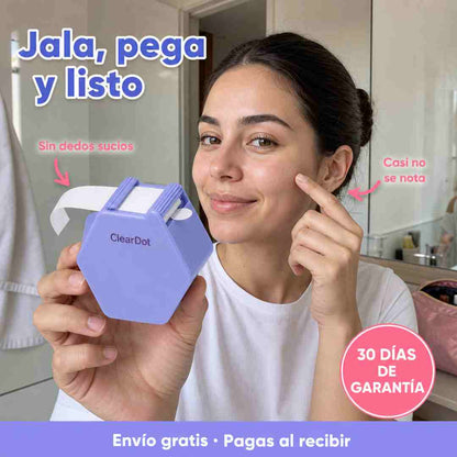 ClearDot — Dispensador de 90 Parches para Granitos