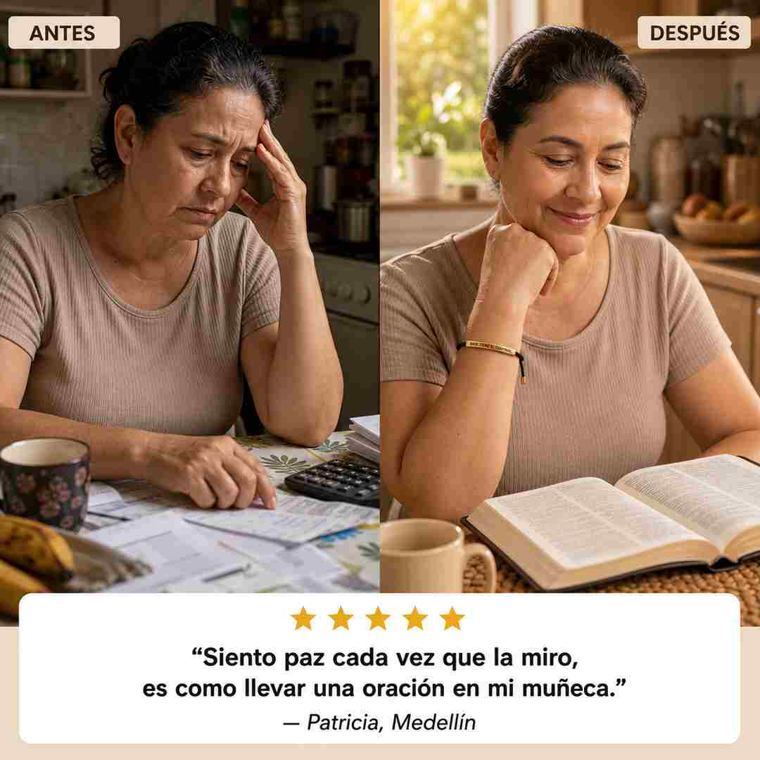 Pulsera Dios Tiene el Control - Combo Pareja (2 Unidades)