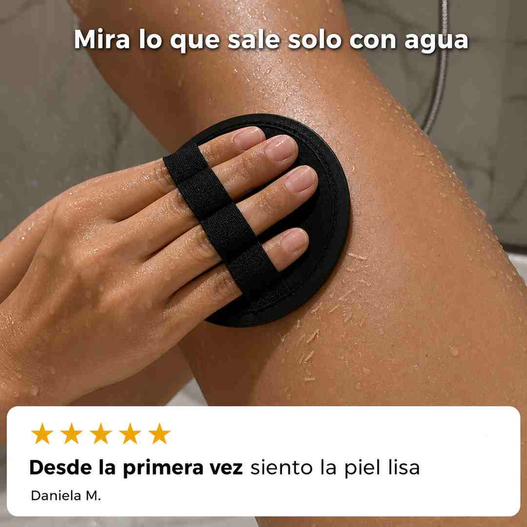 Guante Exfoliante Lisskin x2 - Piel Suave Solo con Agua
