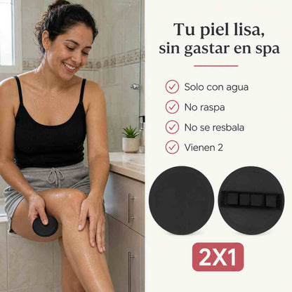 Guante Exfoliante Lisskin x2 - Piel Suave Solo con Agua