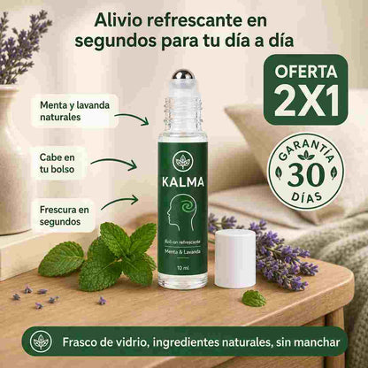 KALMA — Roll-On Refrescante de Menta y Lavanda
