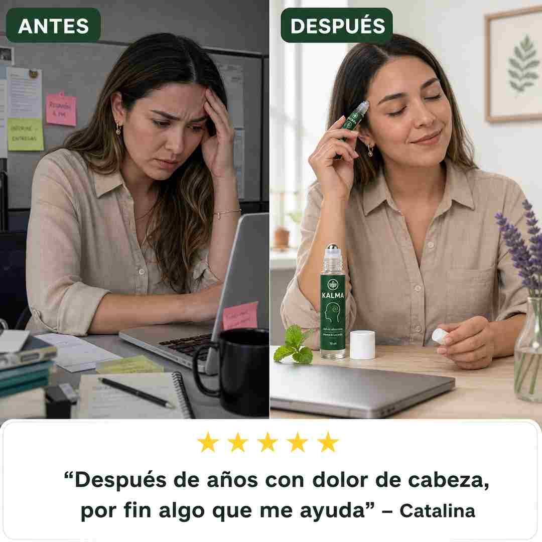 KALMA — Roll-On Refrescante de Menta y Lavanda