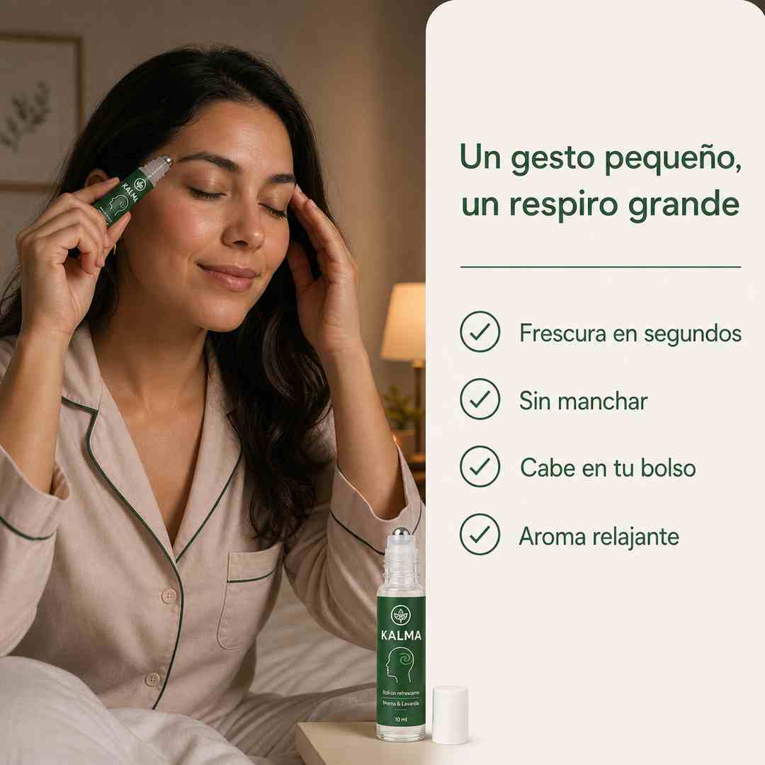 KALMA — Roll-On Refrescante de Menta y Lavanda