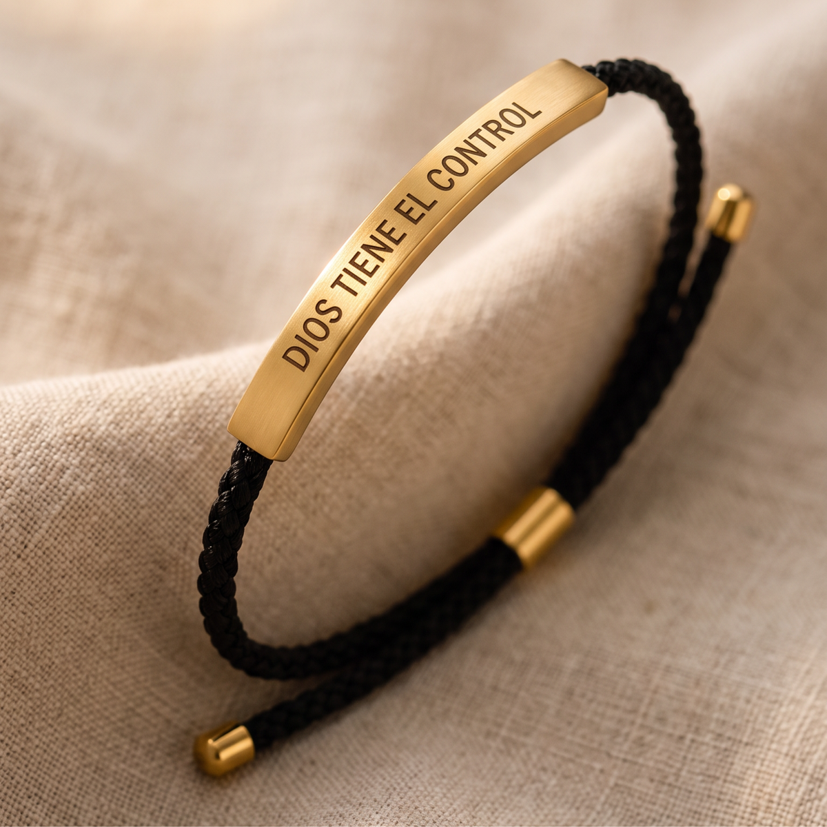 Pulsera Dios Tiene el Control - Combo Pareja (2 Unidades)