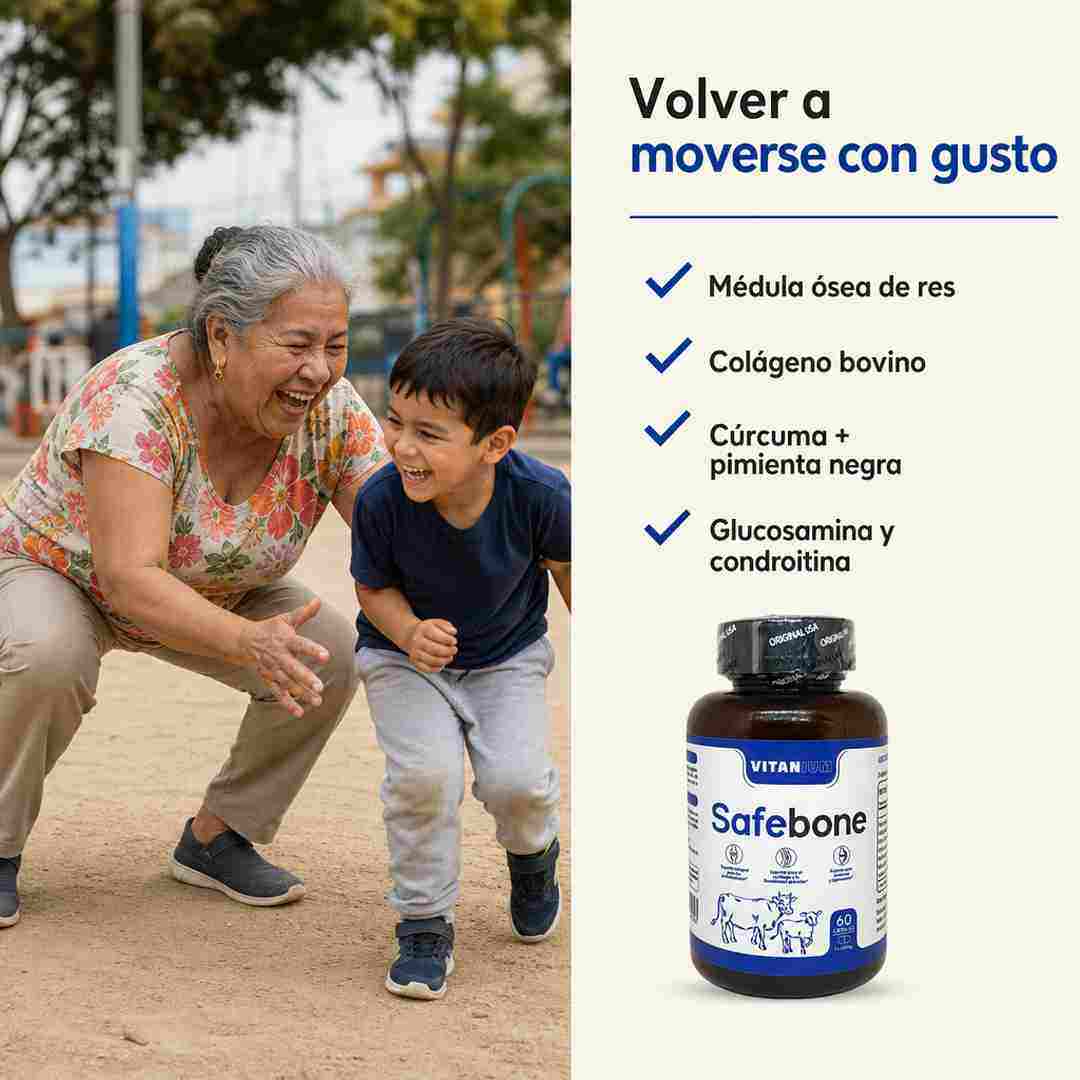 Safebone - Suplemento para Articulaciones con Médula Ósea de Res (60 cápsulas)